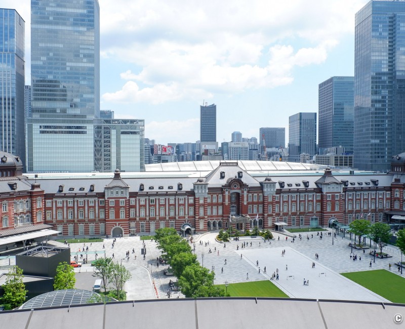 Gare de Tokyo côté Marunouchi Gare de Tokyo côté Marunouchi