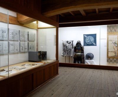 Kakunodate (Akita), exposition au sein de la maison de samouraï Ishiguro