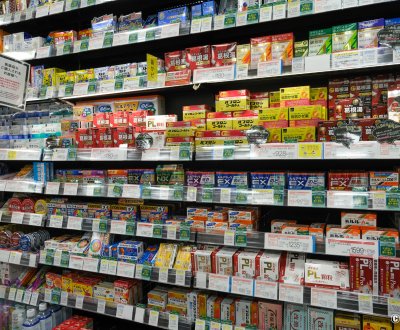 Pharmacie et médicaments au Japon, Rayon de médicaments pour les états grippaux et rhumes