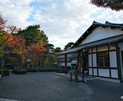 Musée d'architecture en plein air d'Edo-Tokyo, entrée de la résidence de Hachirouemon Mitsui (1952)