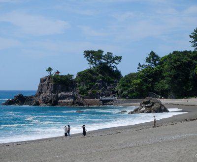 Katsurahama (Kochi), Vue d'ensemble de la plage