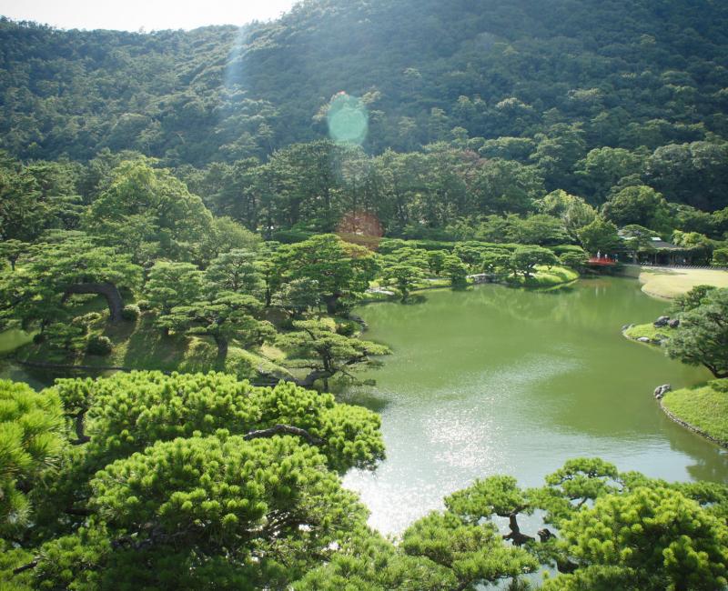 Shikoku, préfecture de Kagawa, jardin Ritsurin Shikoku, préfecture de Kagawa, jardin Ritsurin