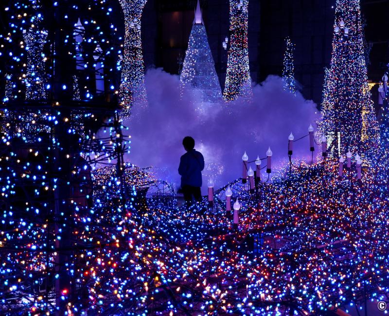 Caretta Shiodome (Tokyo), illuminations du centre commercial pour Noel 5 Caretta Shiodome (Tokyo), illuminations du centre commercial pour Noel 5