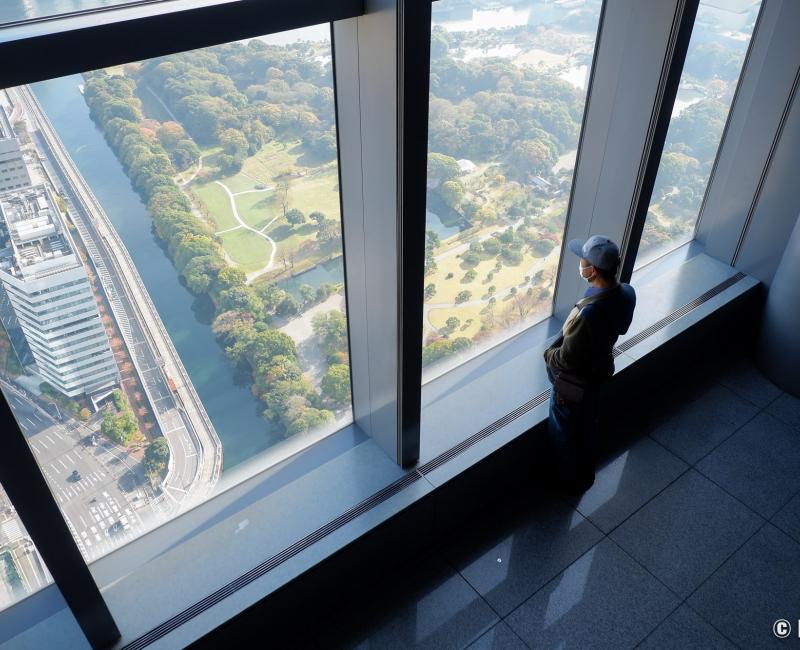 Caretta Shiodome (Tokyo), observatoire Dentsu Caretta Shiodome (Tokyo), observatoire Dentsu