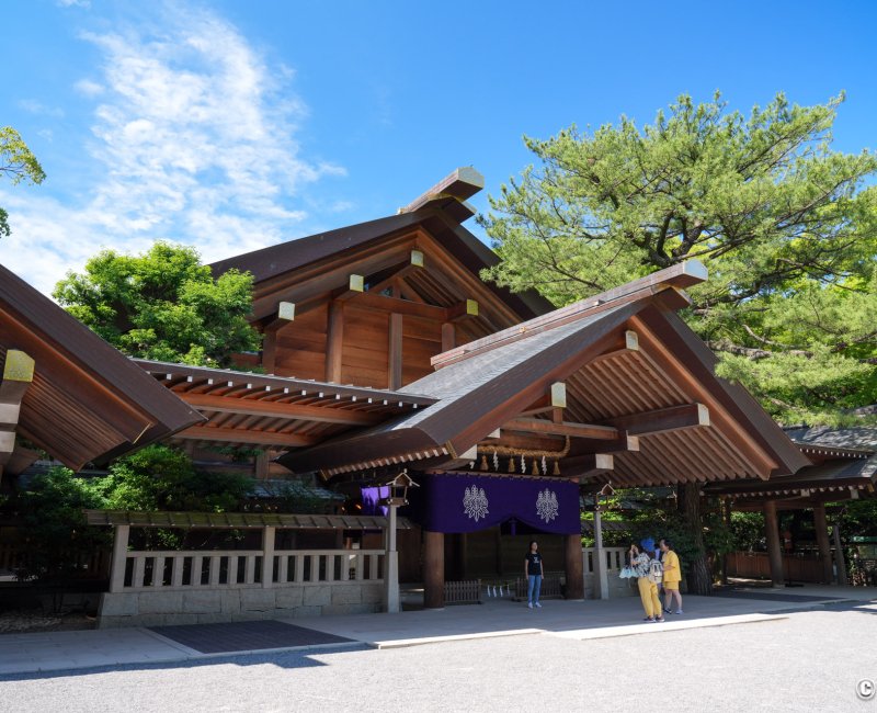 Atsuta-jingu (Nagoya), pavillon Kagura-den du sanctuaire Atsuta-jingu (Nagoya), pavillon Kagura-den du sanctuaire