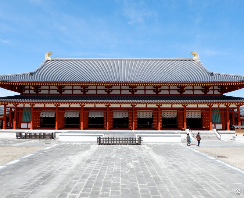 Nara, pavillon Daikodo du temple Yakushi-ji Ă l'ouest de la ville Nara, pavillon Daikodo du temple Yakushi-ji Ă l'ouest de la ville