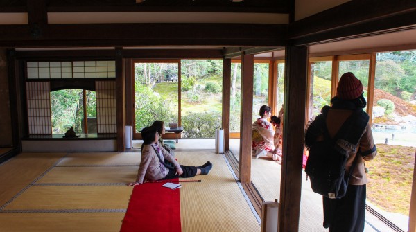 Shoren-in (Kyoto), Salle d'observation du jardin