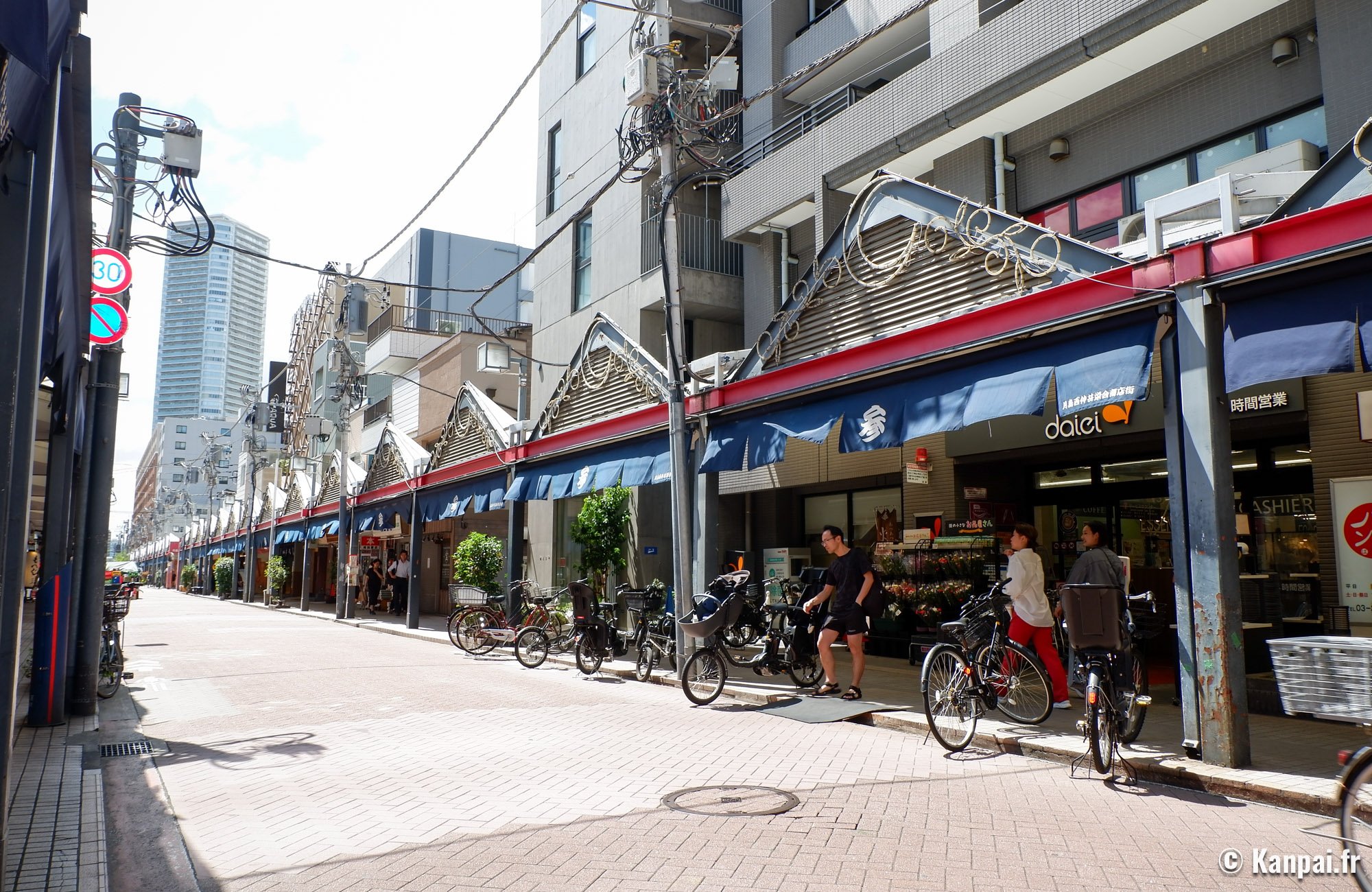 Tsukishima Monja Street – La rue de l'okonomiyaki de Tokyo